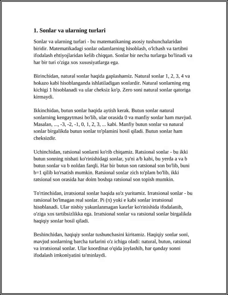MATEMATIK TUSHUNCHA 3
