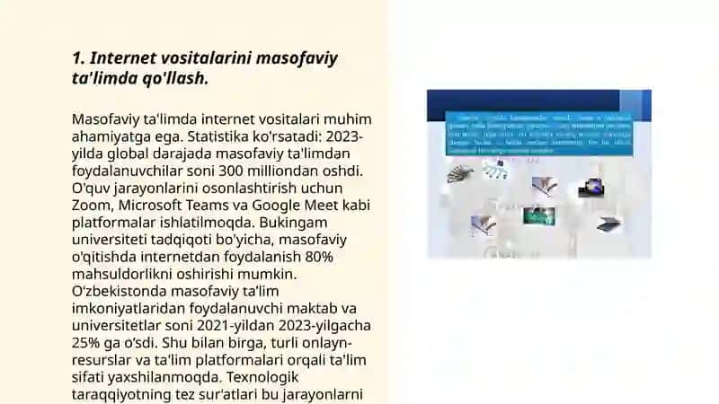 Internetdan masofaviy ta'limda foydalanish 3
