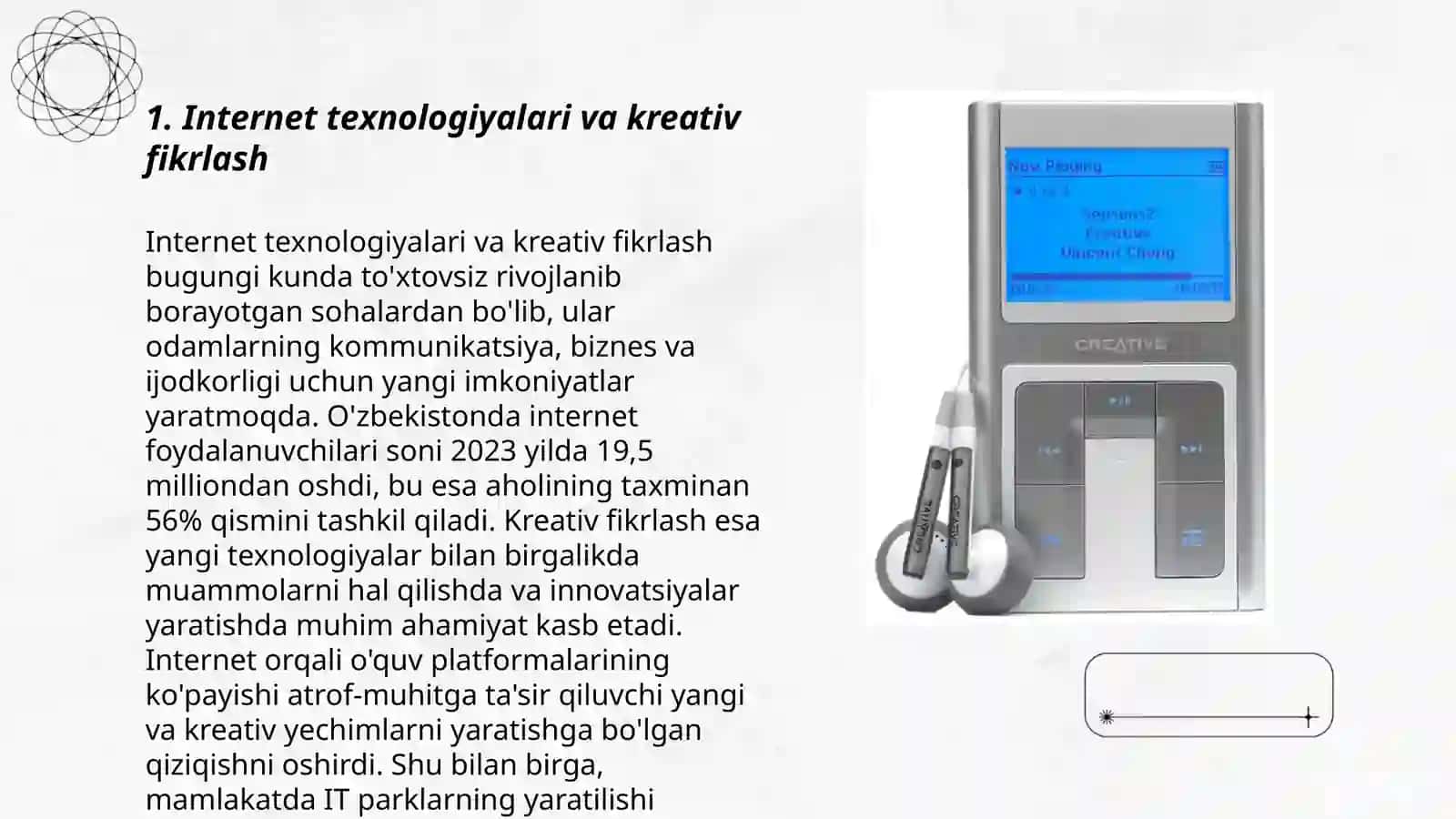 Internet texnologiyalari va kreativ fikrlash 3