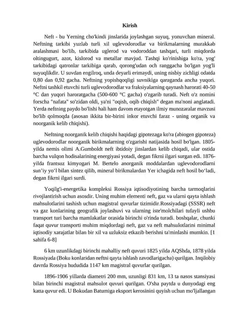 Neft va gaz geologiyasi kurs loyihasi 3