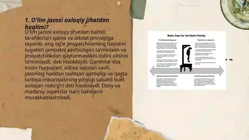 O'lim jazosi axloqiy jihatdan haqlimi? 3