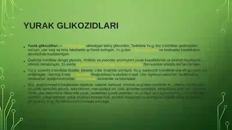 Yurakglikozidlari 3