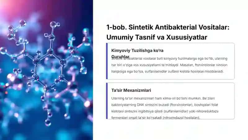 Antibakterial Vositalar va Sefalosporin Antibiotiklarining Yangi Avlod Vakillari 3