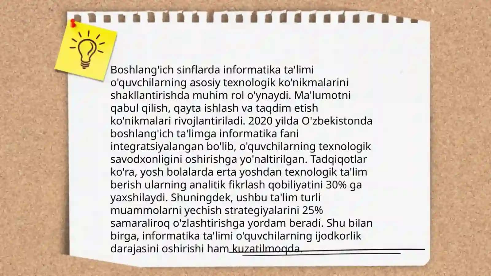 O‘zbekistonda boshlang‘ich sinflar uchun informatika darsliklari 3