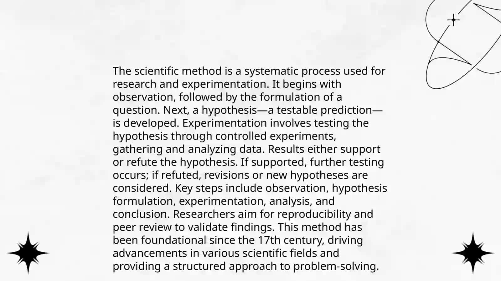 Sciantific research work, main features, functions,types of sciantific method 3