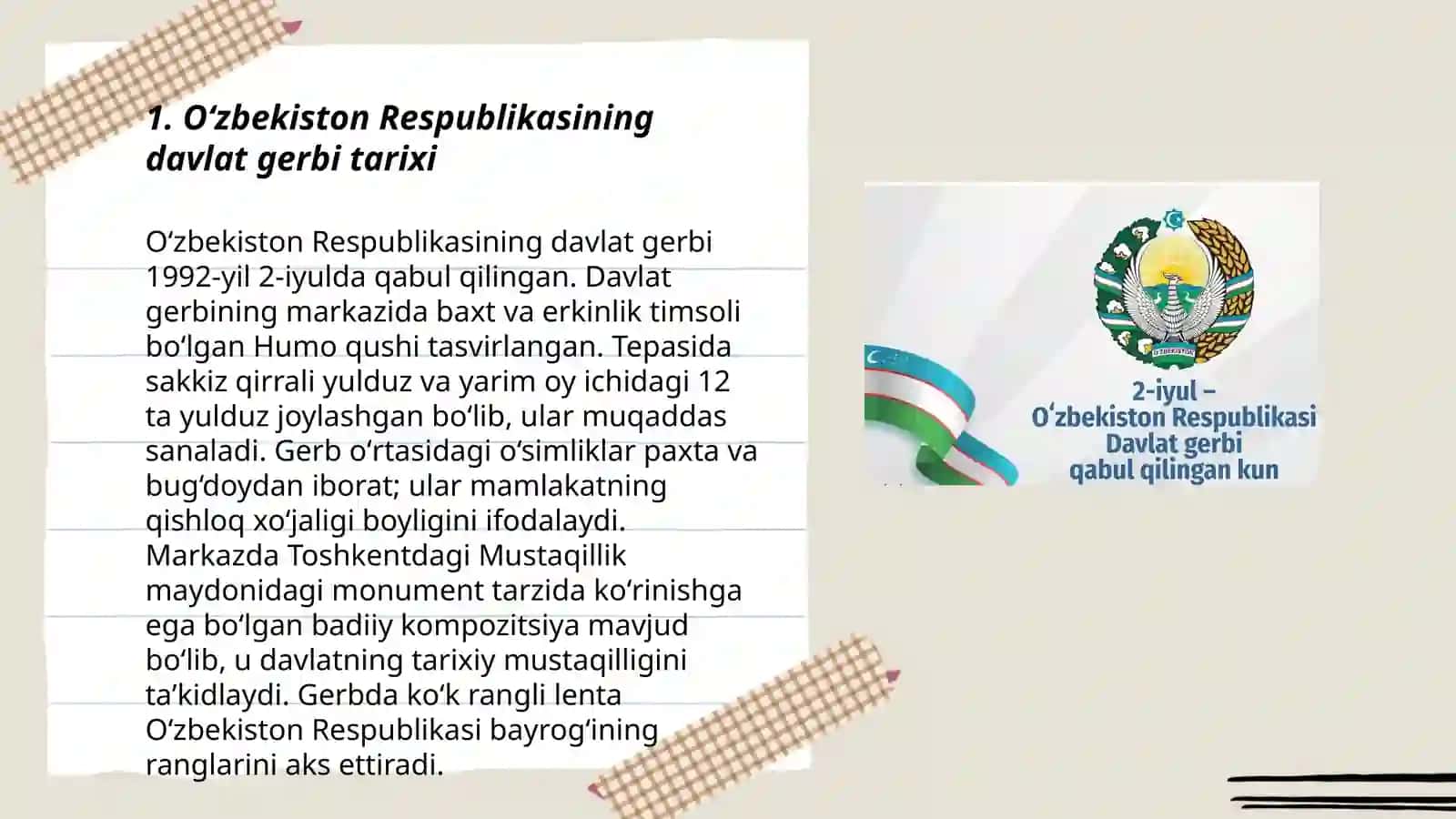 Oʻzbekiston Respublikasining davlat gerbi tarixi 3