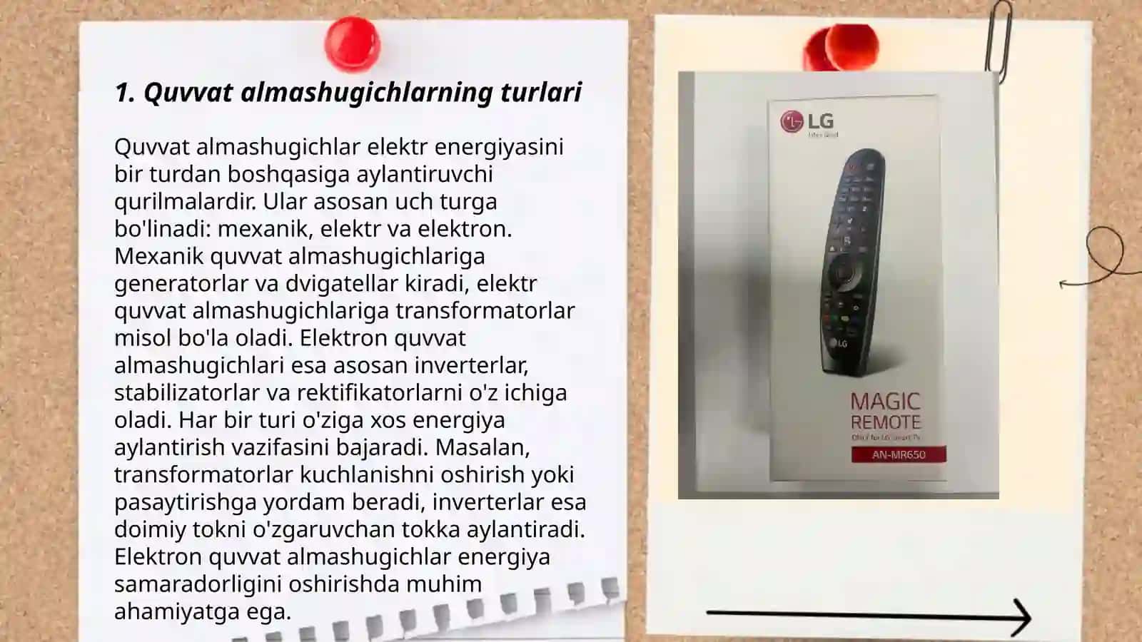 Quvvat almashunuvi va quvvatga bo‘lgan extiyot 3