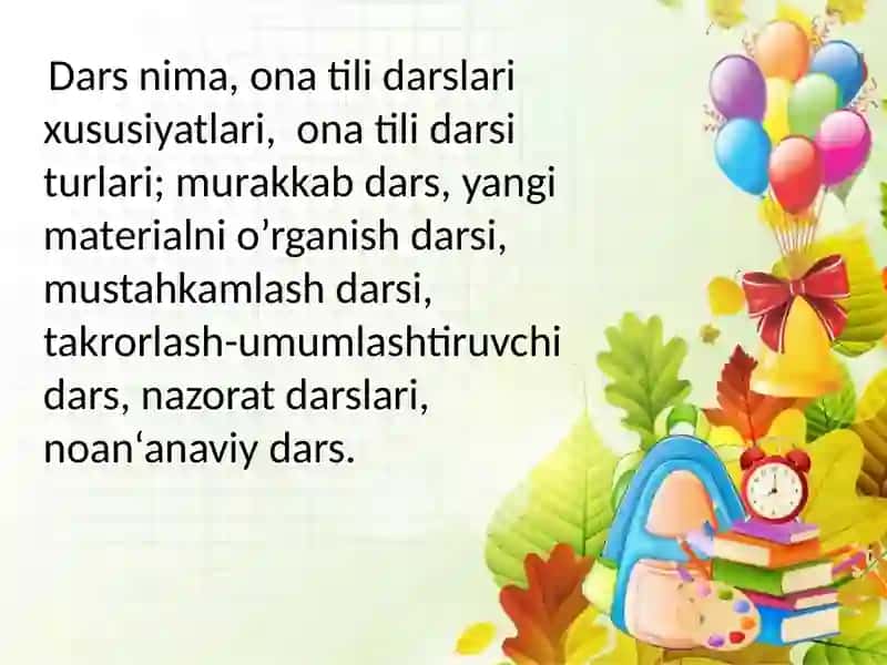 Ona tilidan Davlat ta’lim standarti va o‘quv dasturi mazmuni 3