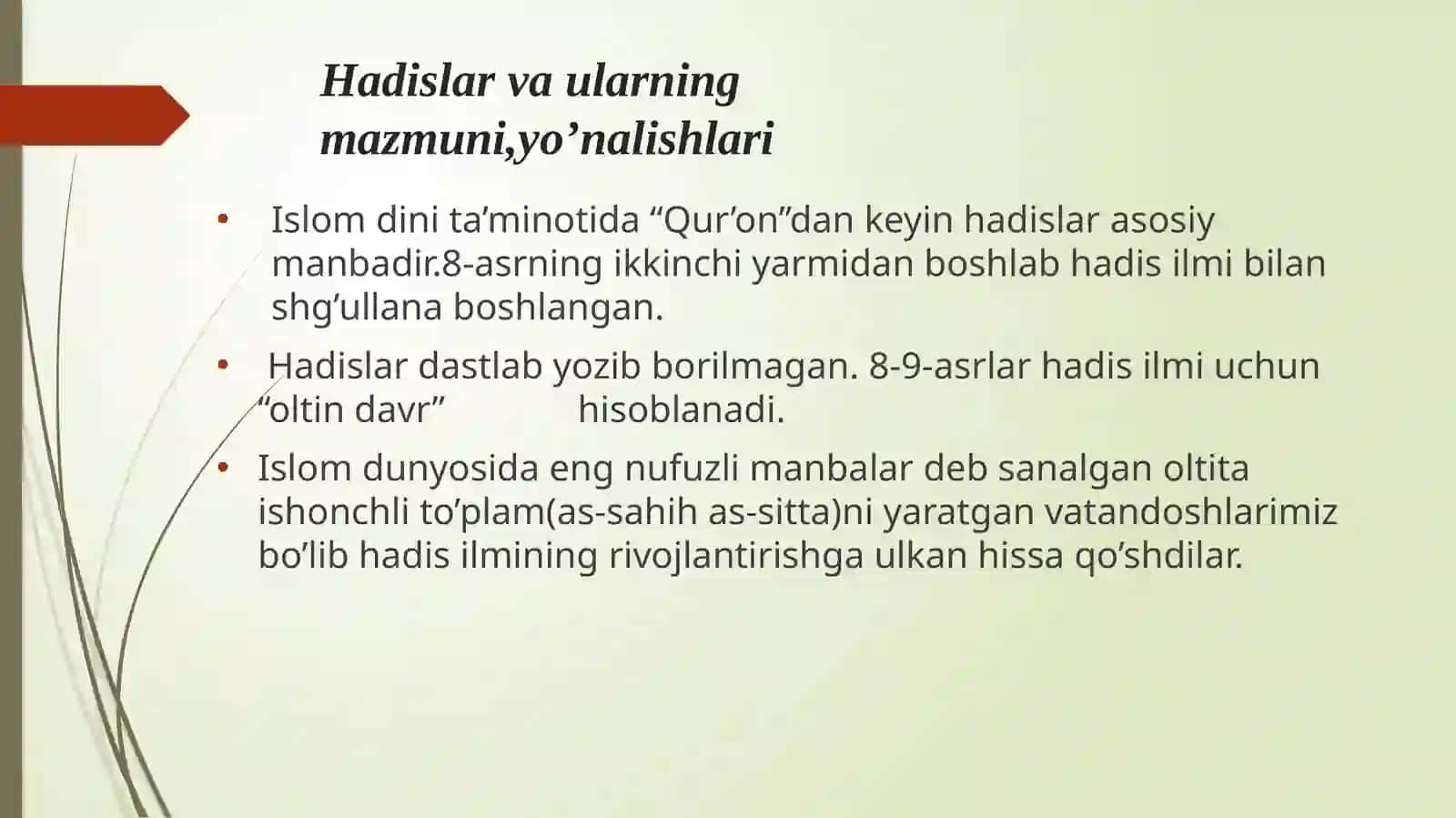 Markaziy Osiyolik buyuk hadisshunos olimlar va ularning islom madaniyatiga qo‘shgan hissasi 3