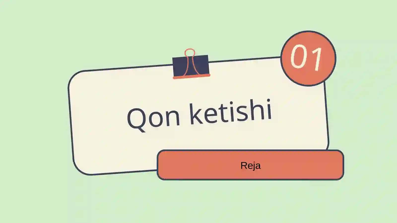 Qon ketishi va qon ketayotganda ko'rsatiladigan birinchi yordam 3