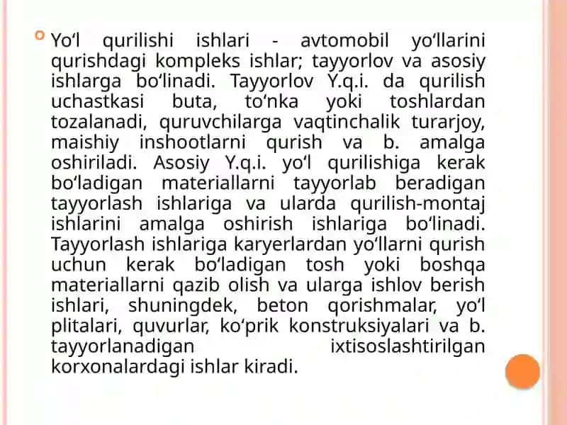 Avtomobil yo'llarini ta'mirlash va saqlash texnologiyalari 3