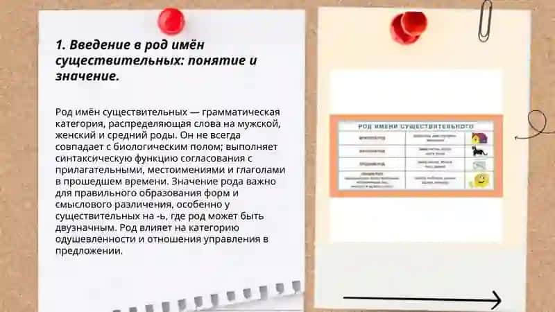 Род имён существительных 3
