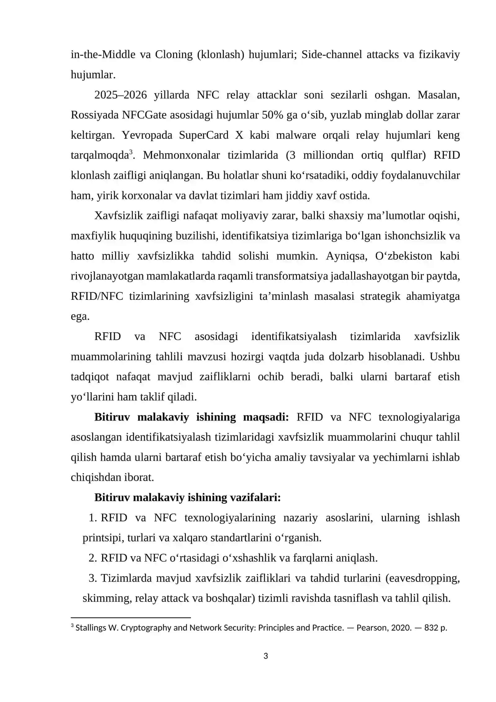 RFID va NFC asosidagi identifikatsiyalash tizimlarida xavfsizlik 3