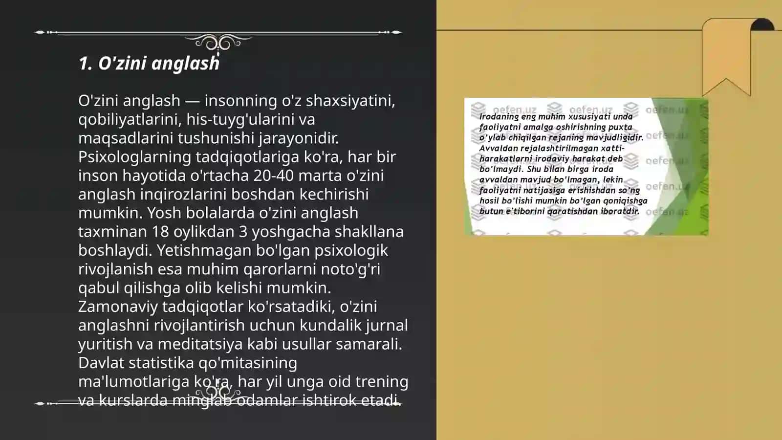 Hissiyot va iroda 3
