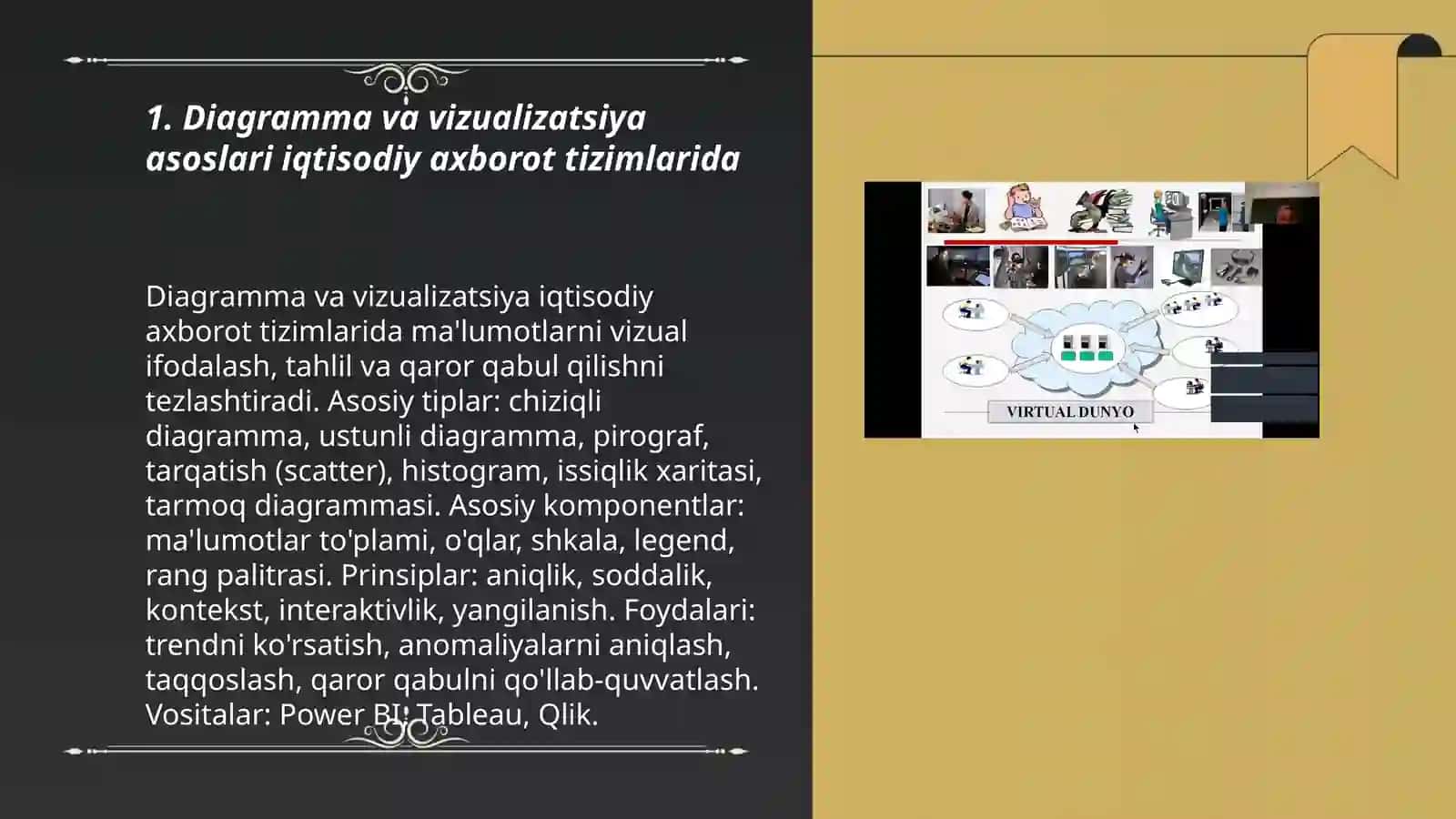 Axborot tizimlarida diagrammalar yordamida iqtisodiy axborotni tahlil qilish texnologiyasi 3