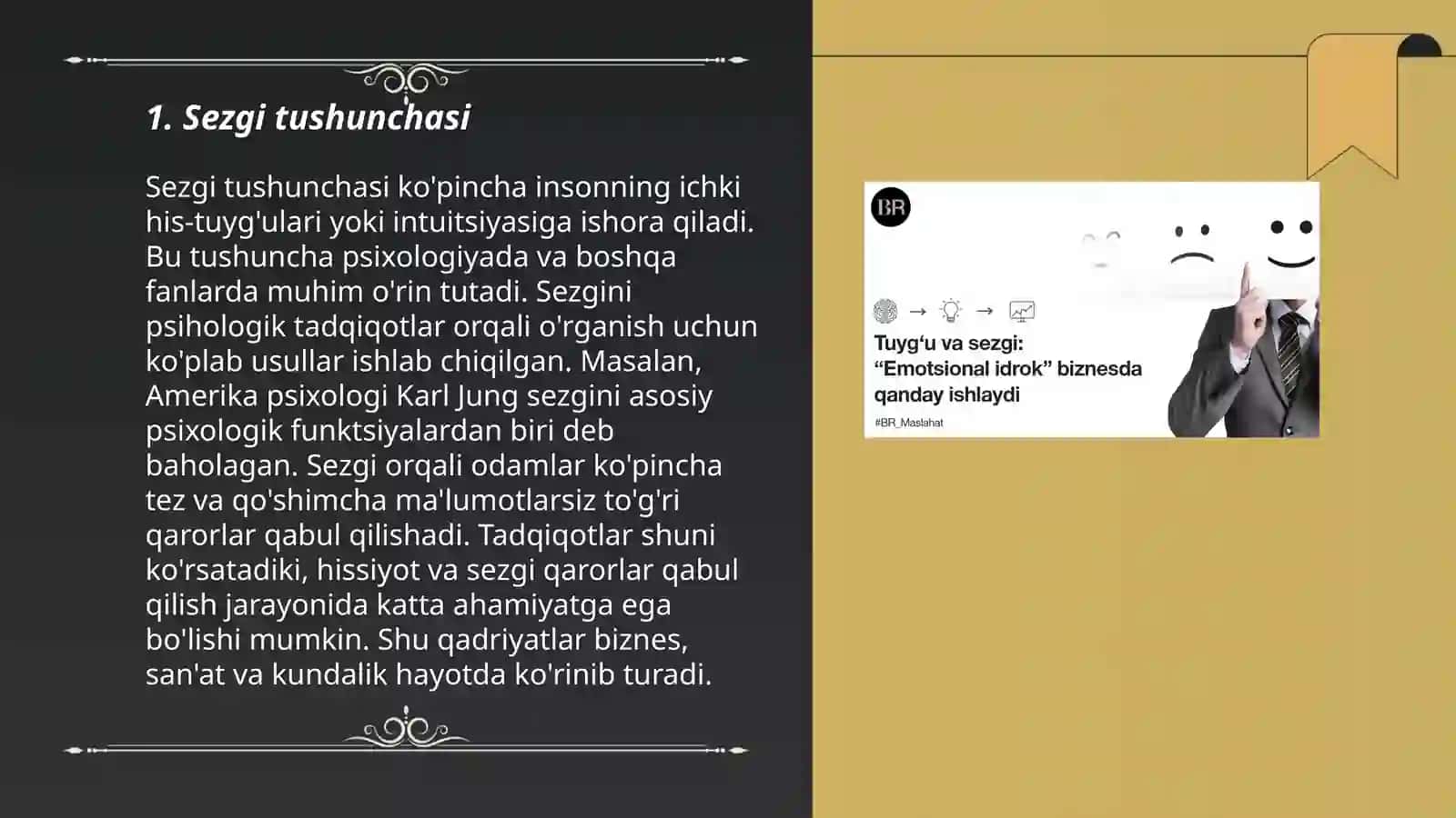 Sezgi va Idrok 3