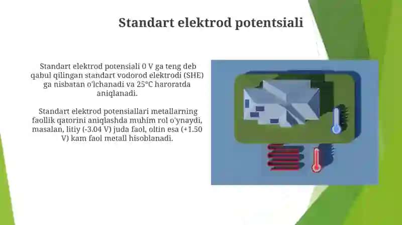Elektrokimyo. eritma va suyuqlanmalarda boradigan jarayonlar 3