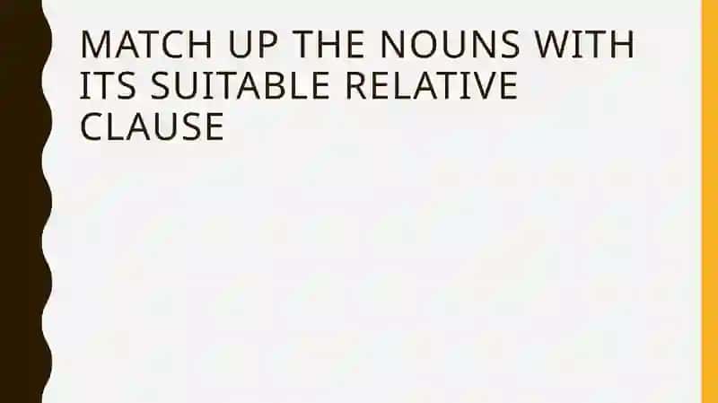 Relative clauses 3