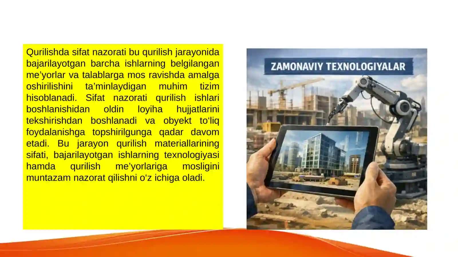 Qurilishda sifat nazorati tizimiga oidasosiy normativ-huquqiy hujjatlar 3