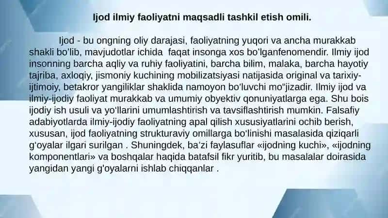 Ijodvailmiytadqiqot-bilishfaoliyatiningmahsuli 3