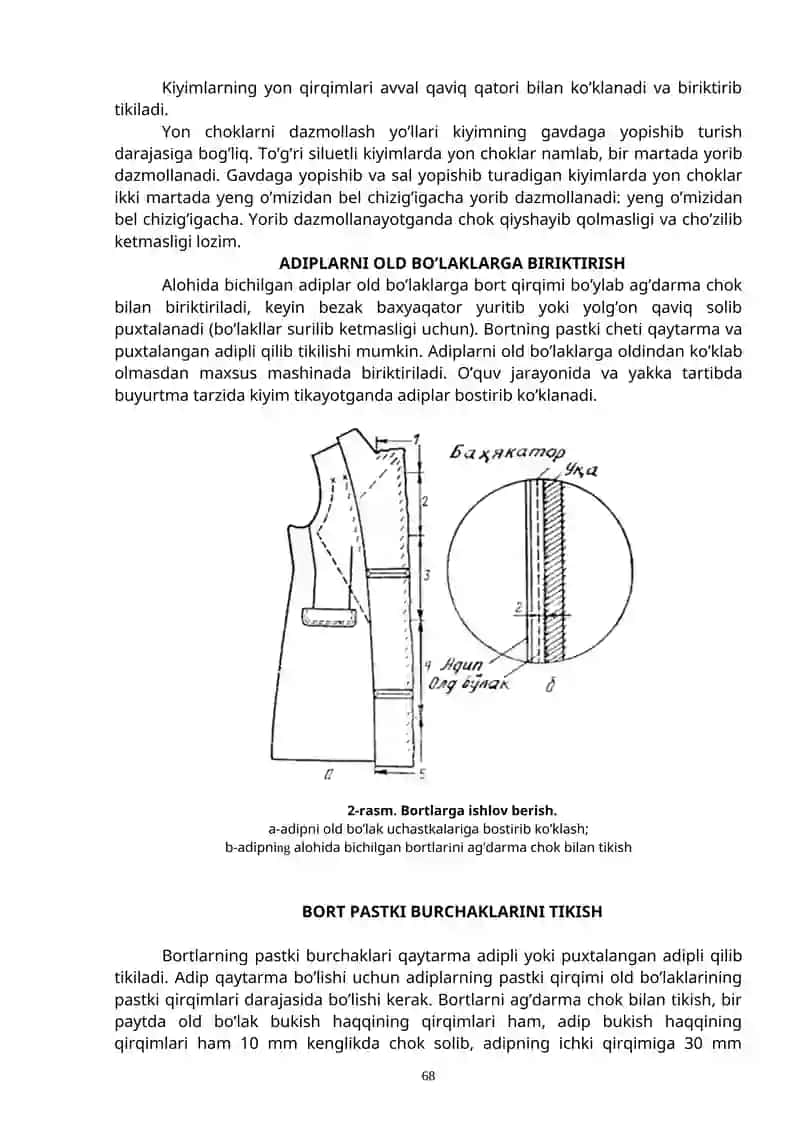 Erkaklar pidjagini yig’ib tikish 3