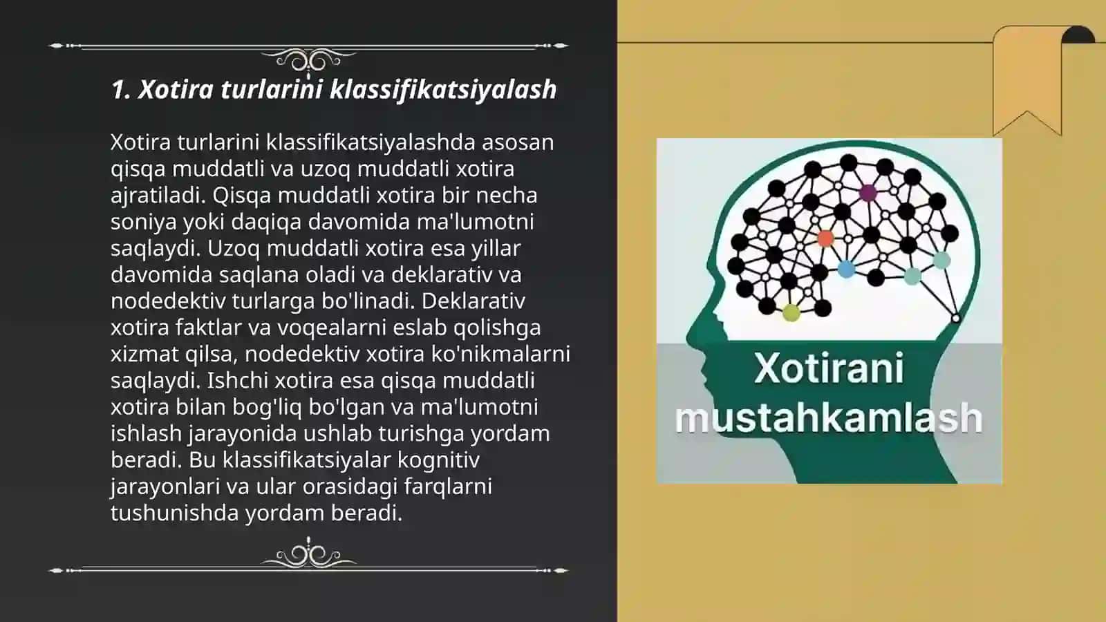 Xotirani diognostika qilish metodlari 3
