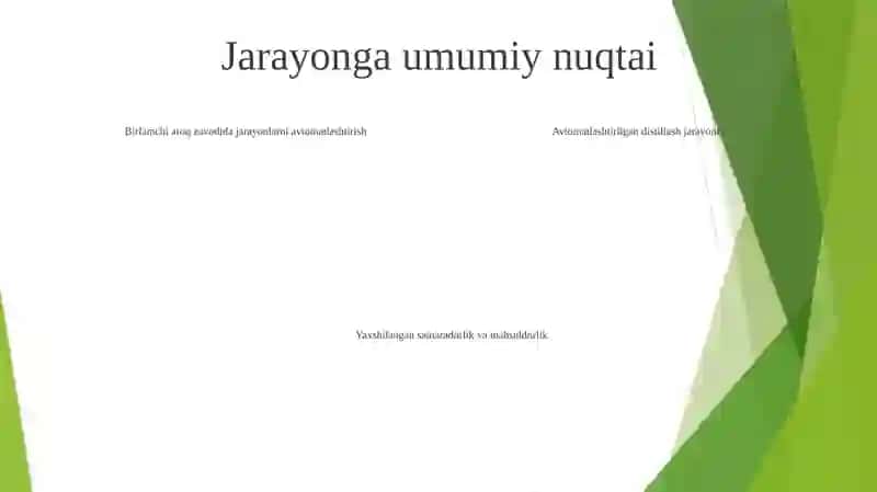 Birlamchi Distillyasiya Jarayonini Avtomatlashtirish 3