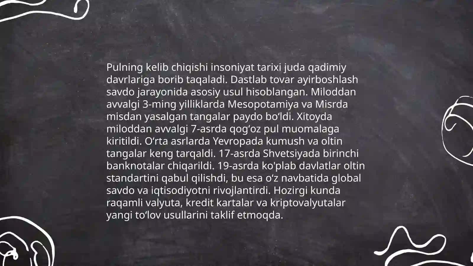 Pullarni tayyorlash va dastlabki ishlov berish fanining mohiyati va ahamiyati 3