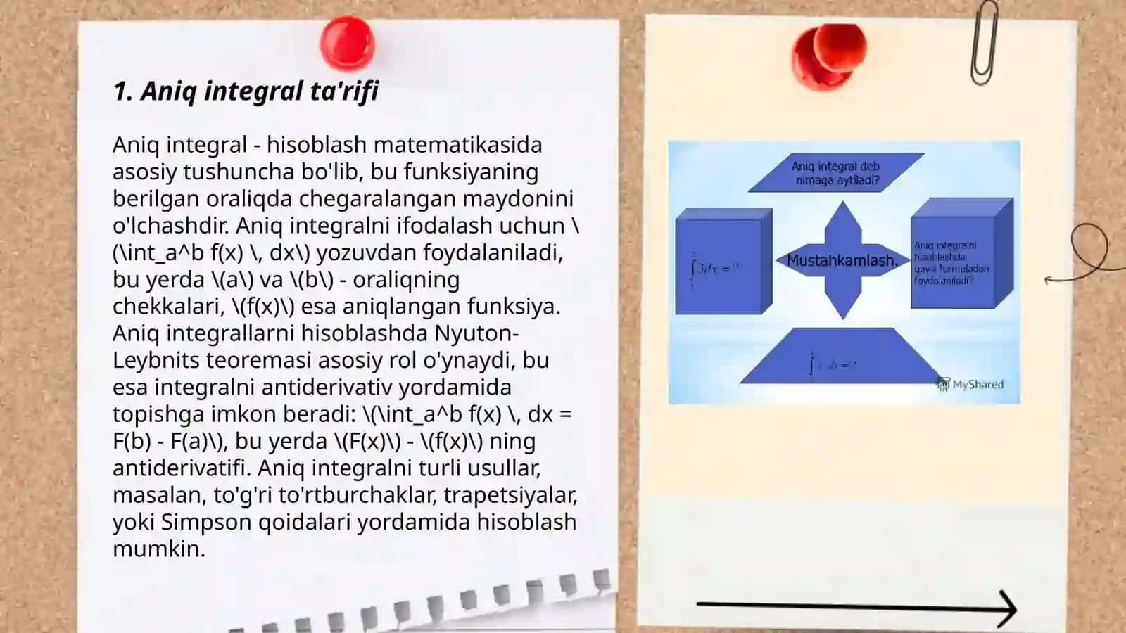 Aniq Integral tushunchasi 3