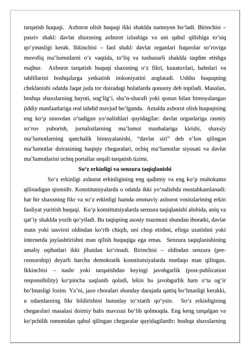 Axborot erkinligi 3