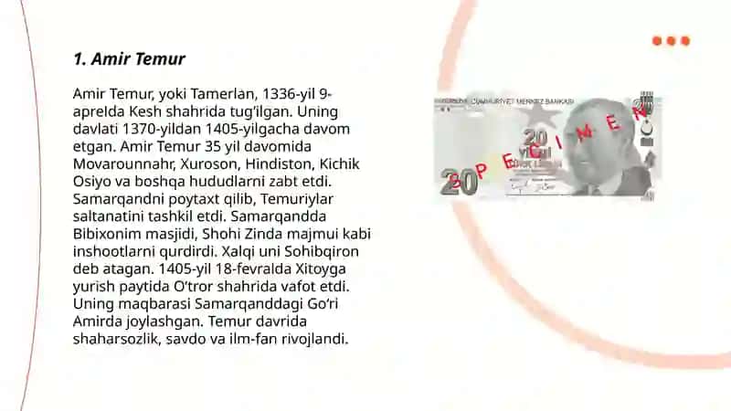 Mashhur tarixiy siymolar.Xalq qahramonlari 3