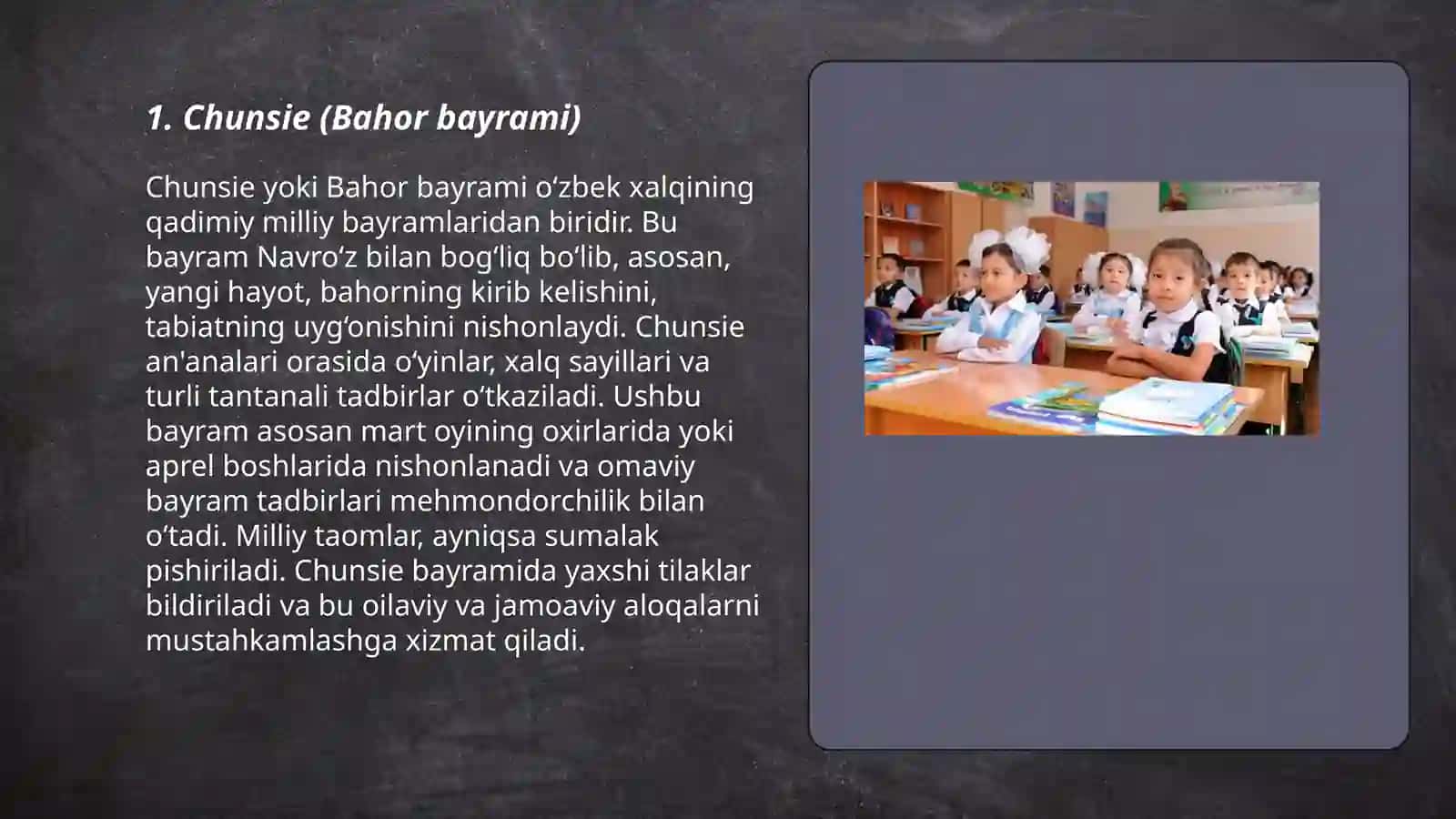 Chunsie (Bahor bayrami) 3