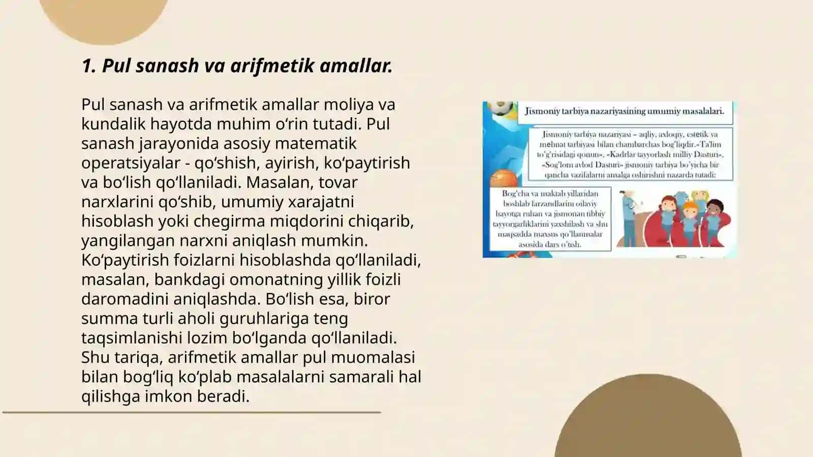 Maktabga tayyorlov guruh matematika mashg'ulotlarini kundalik turmush bilan bog'lash orqali amalga oshirish yo'llari 3