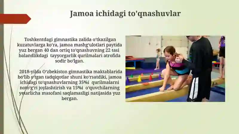 Gimnastika Mashg'ulotlari 3