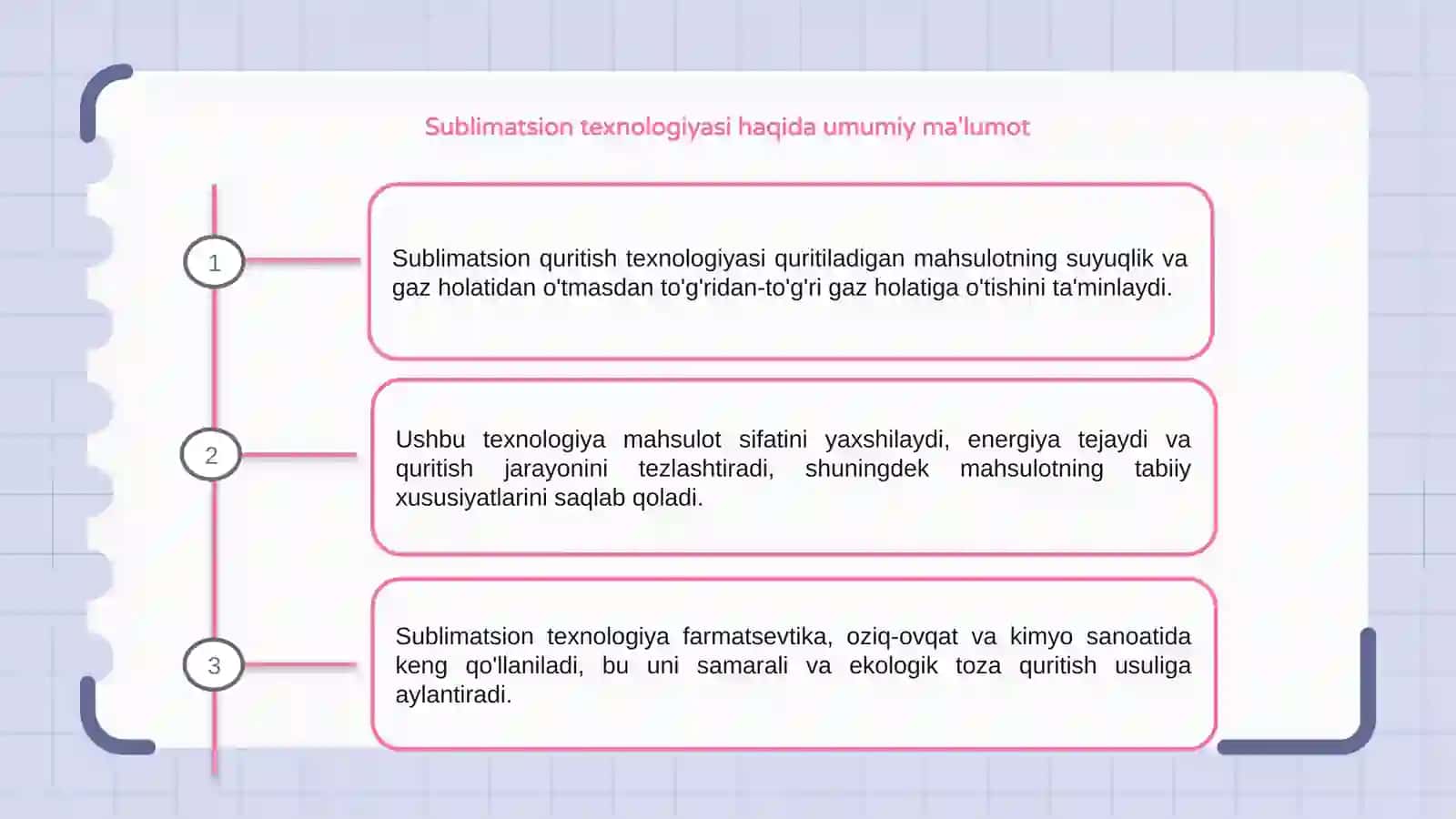 Sublimatsion quritish texnalogiyasi 3