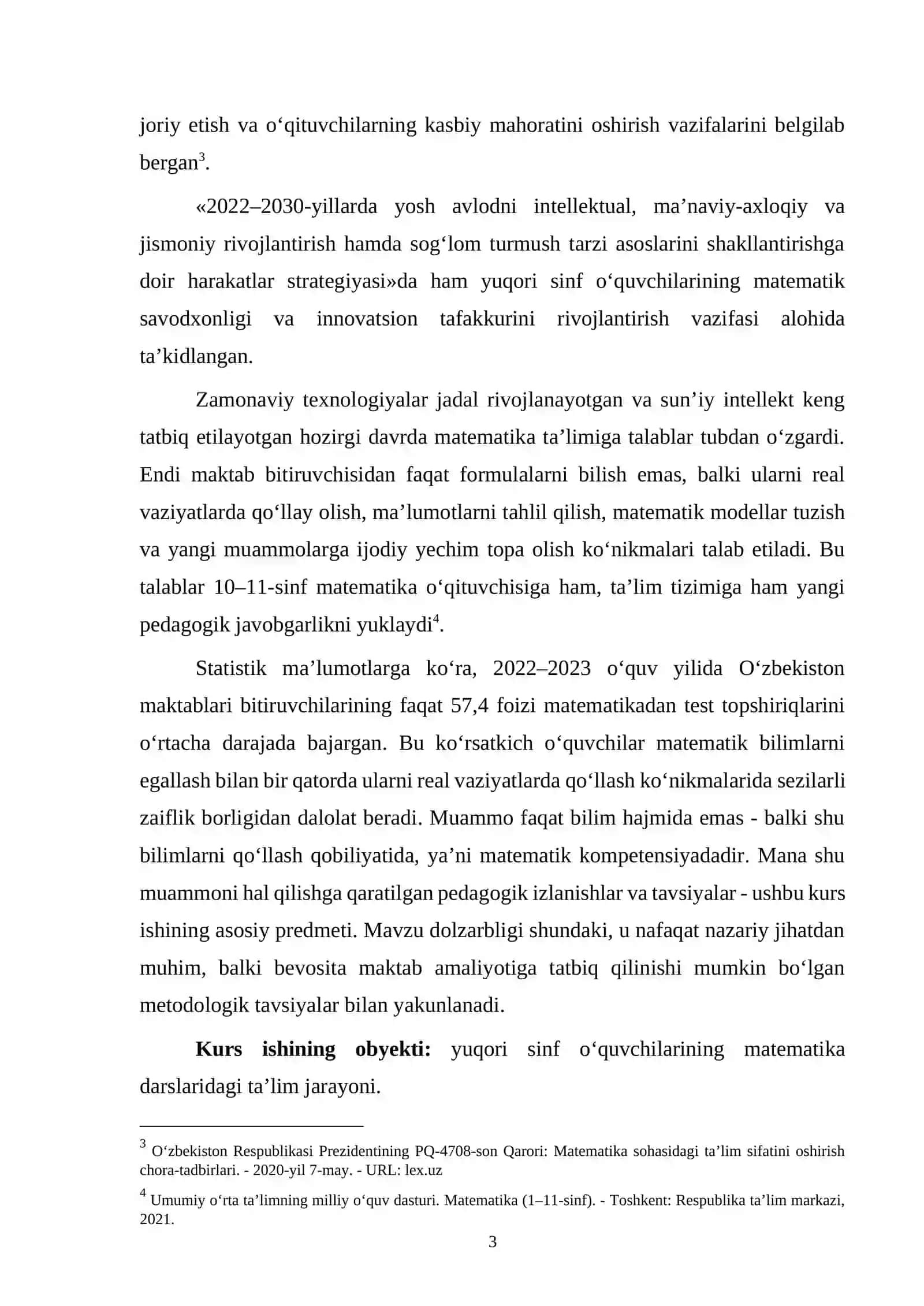 Umumta’lim maktablari yuqori sinflarida matematika o‘qitishda o‘quvchilarni matematik bilim va ko‘nikmalarini rivojlantirish 3