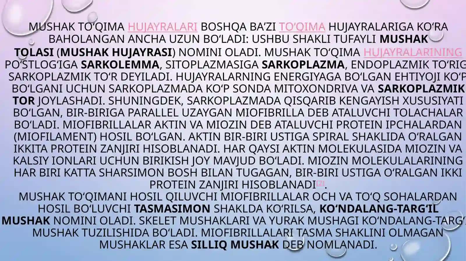Mushaklar fiziologiyasi 3