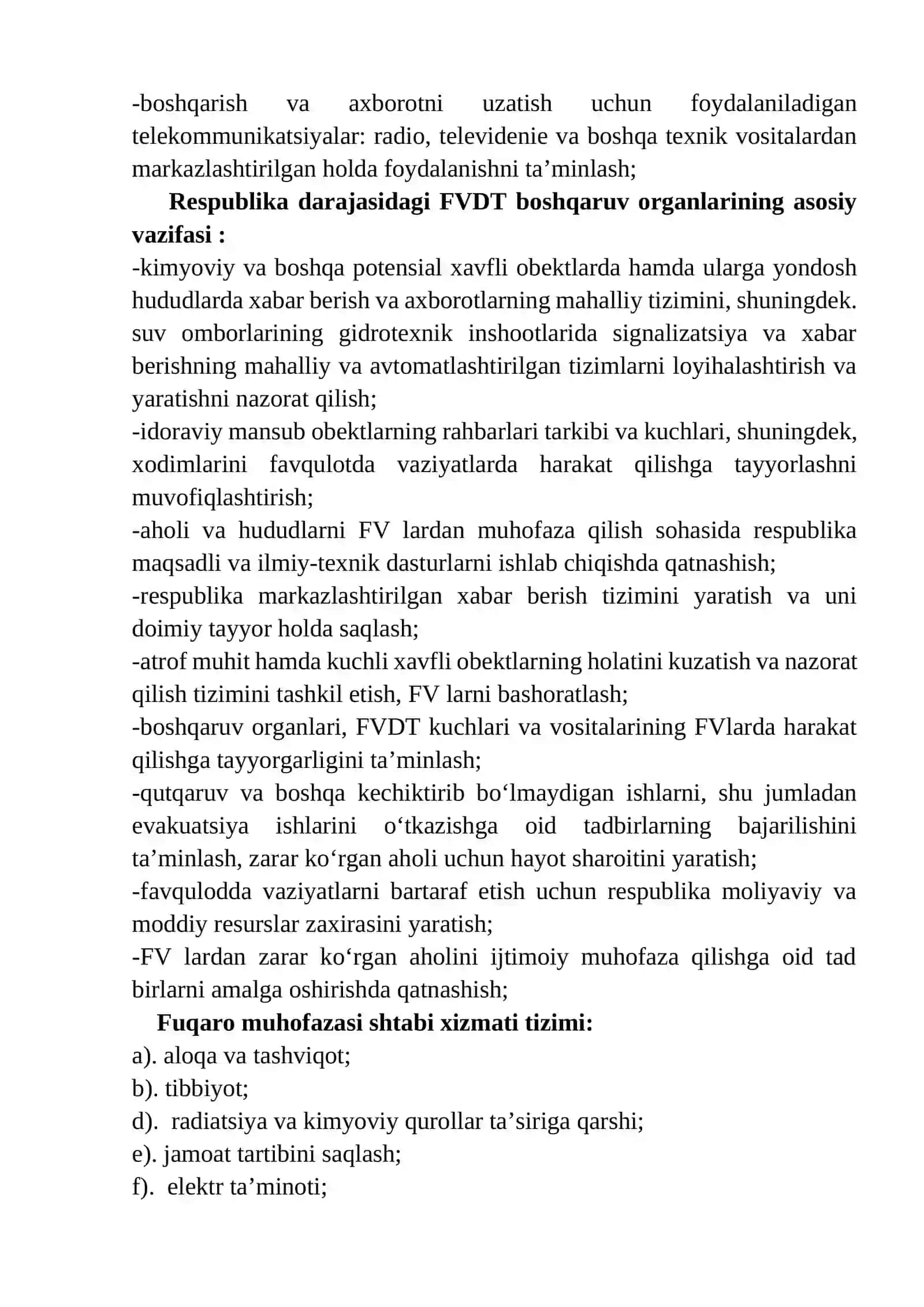 Aholini va xududlarni favqulotda vaziyatlardan muhofaza qilish 3