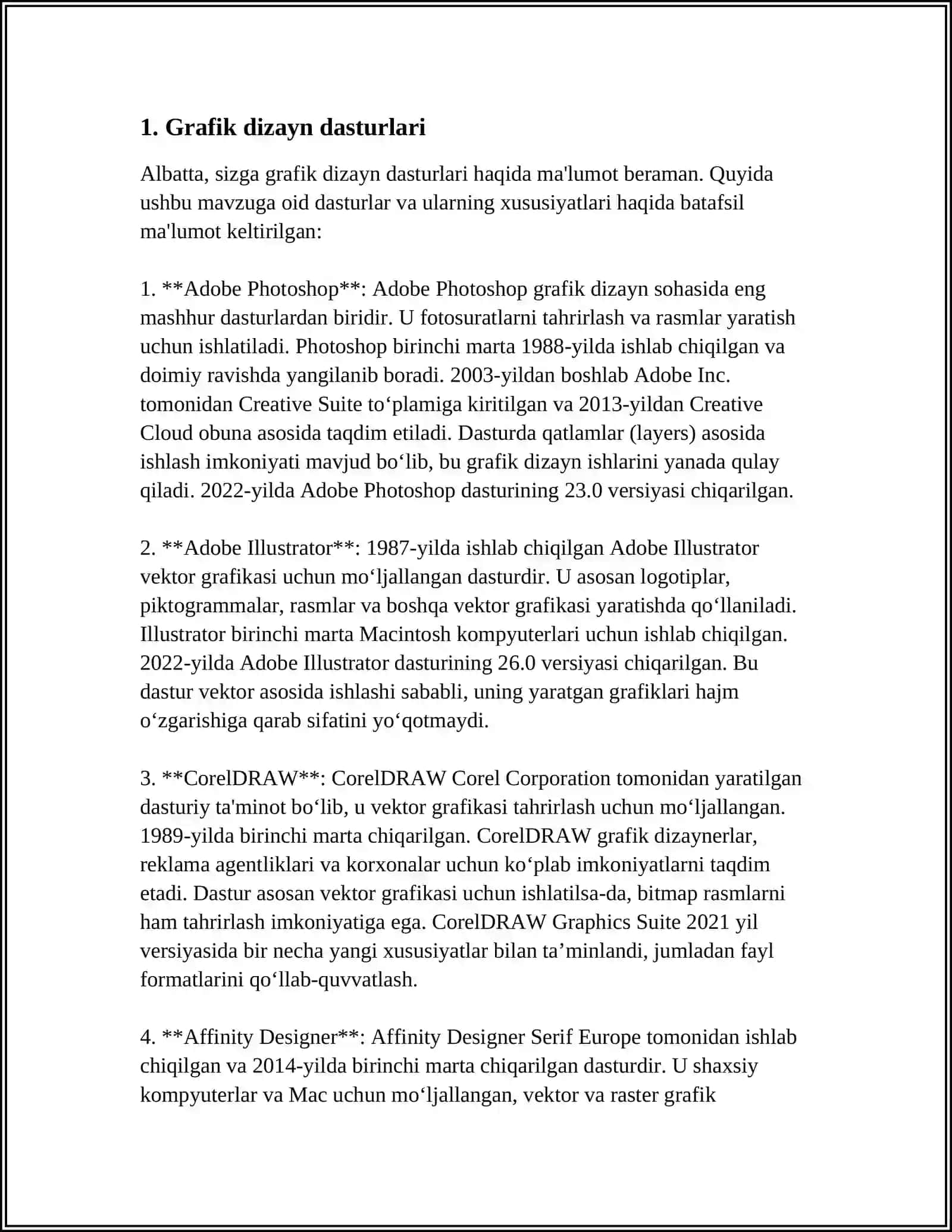 MULTIMEDIYA VA DIZAYN SOXASIDA AMALIY DASTURIY PAKETLAR VA ULARNI QO‘LLANILISHI 3