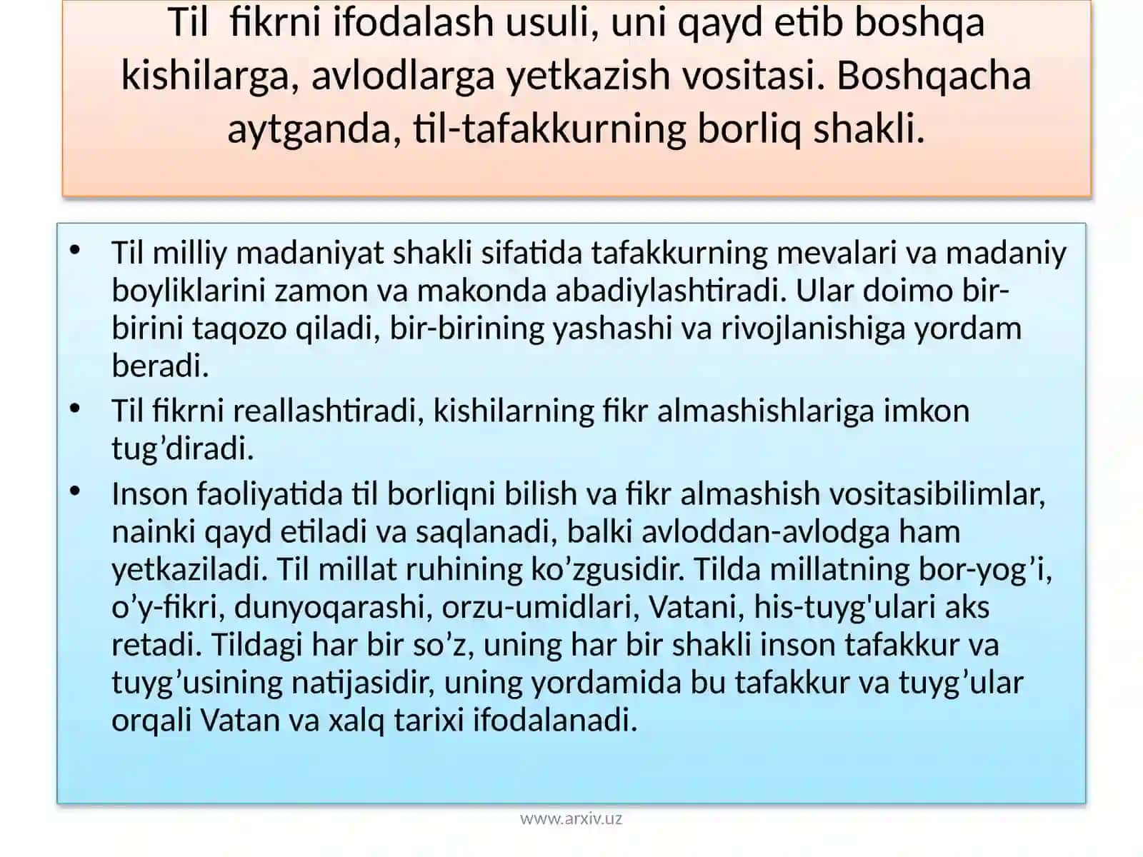O’zbekiston Respublikasining Davlat tili haqida qonunlar 3