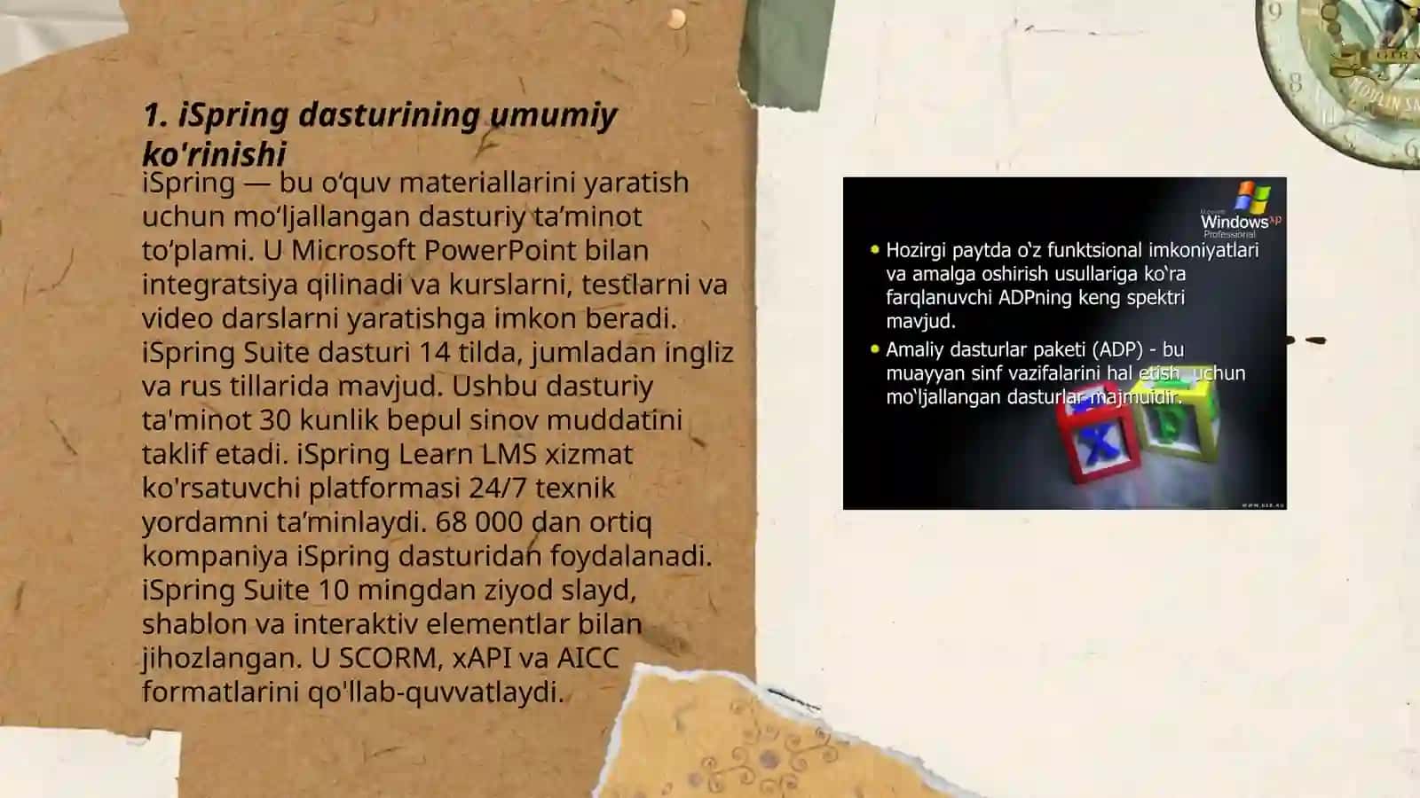Isprin dasturi va uning imkoniyatlari 3