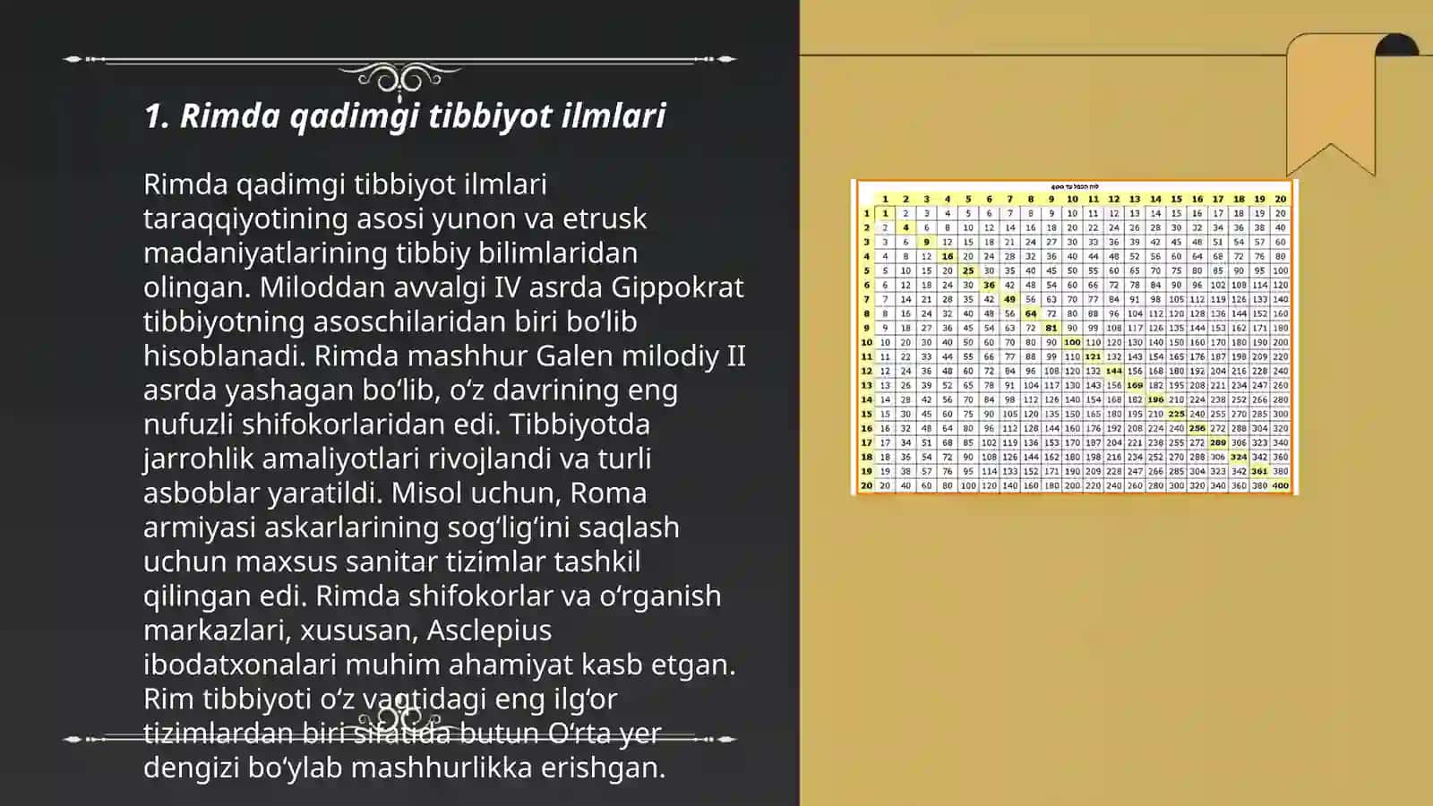 Rim va Gretsiyada tibbiyotning sirlarini anglash 3