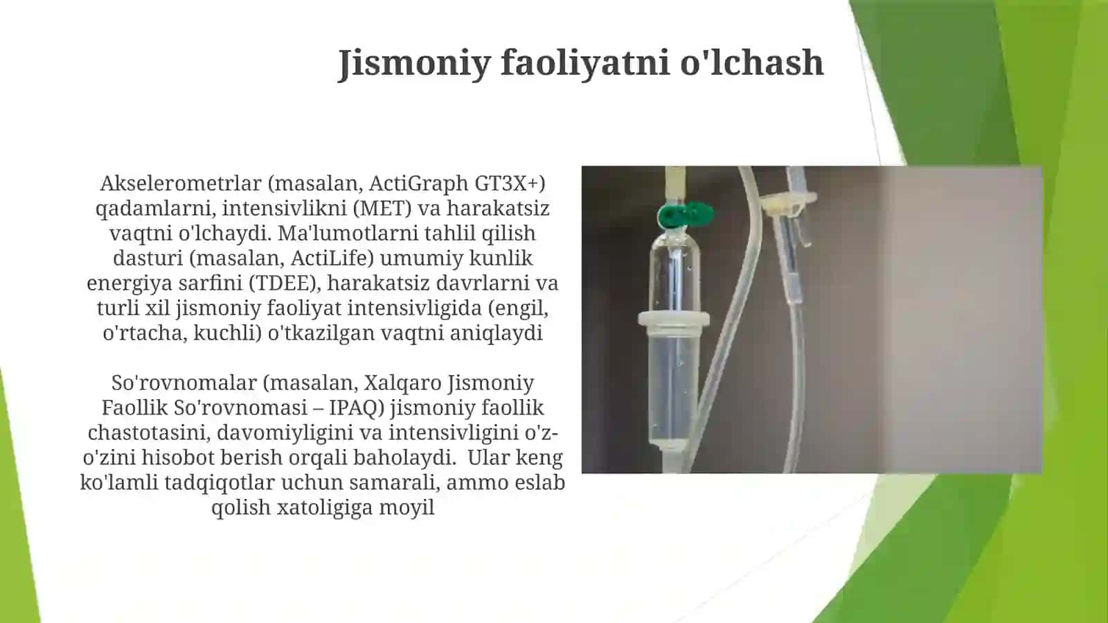 Jismoniy faollik va sog'liqni saqlash 3