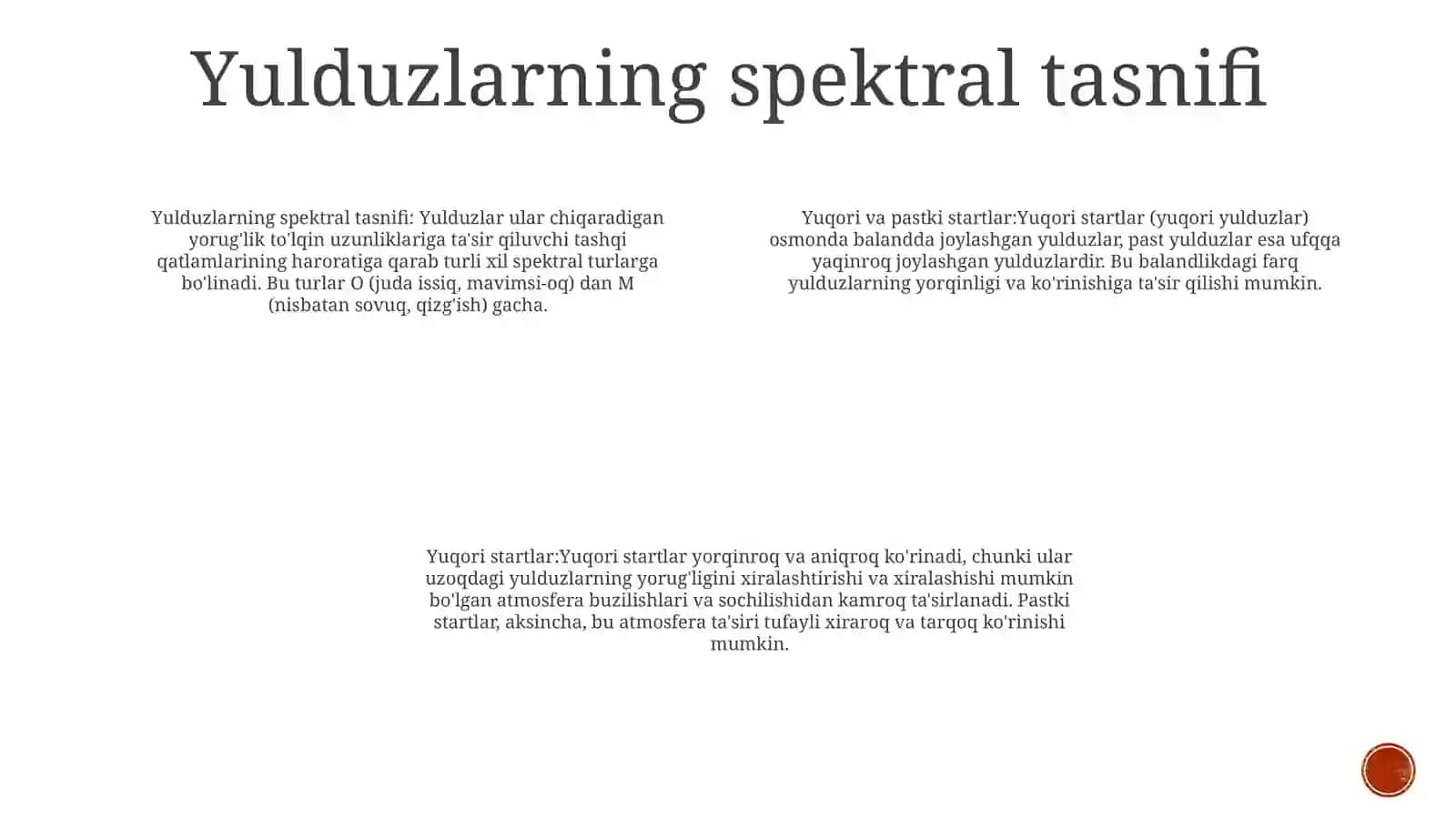 Yuqori VaPastkiStartlar 3