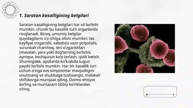 Saraton kasalligi 3