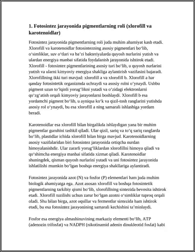 PINKTOGENLARNING BIOLOGIK AHAMIYATI (N VA P) 3
