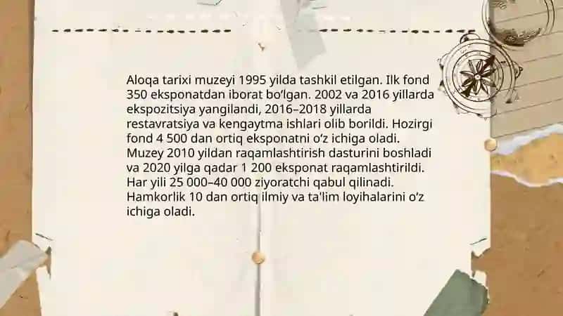 Aloqa tarixi muzeyi 3