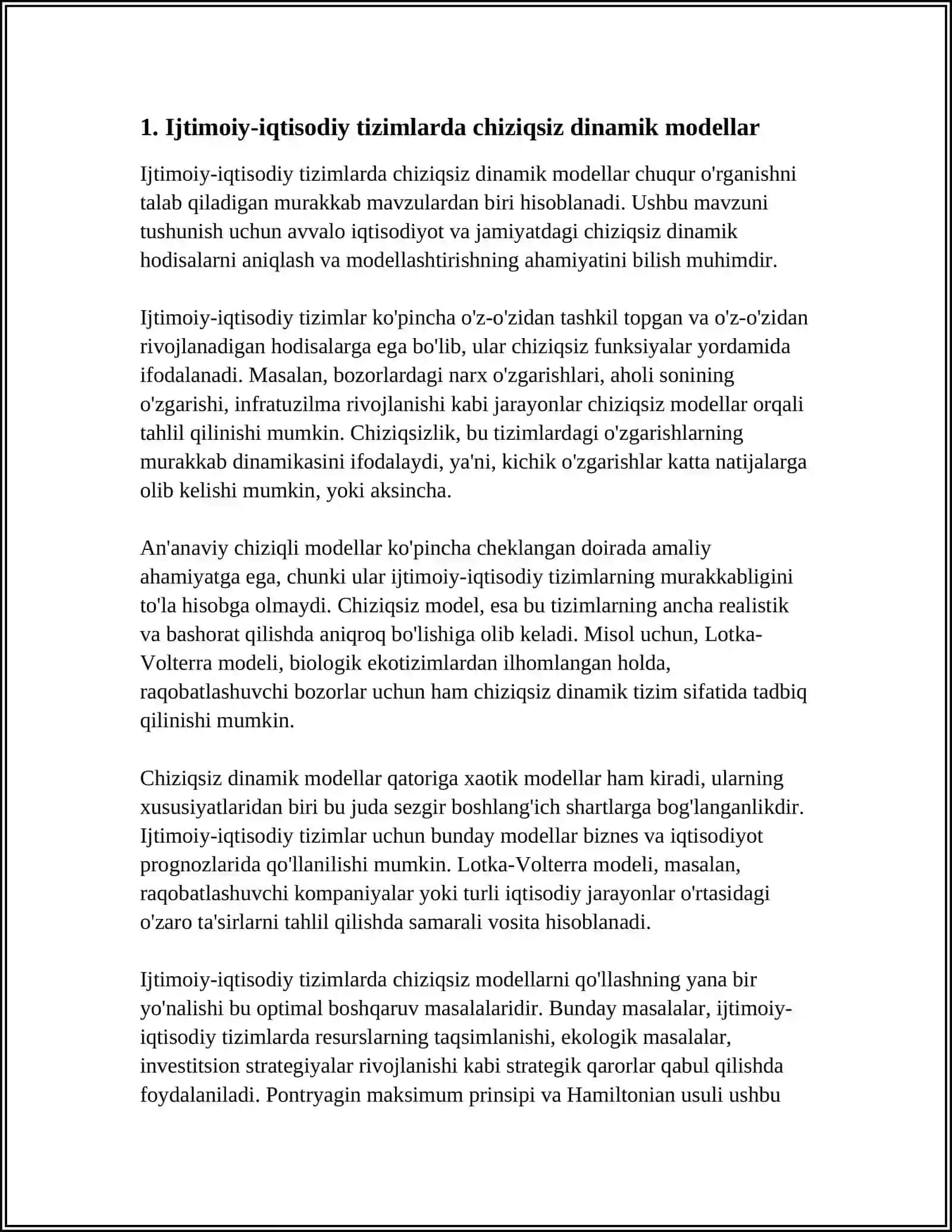 IJTIMOIY-IQTISODIY JARAYONLAR DA CHIZIQSIZ FUNKSIYALAR 3