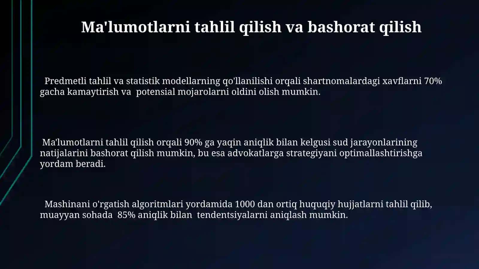Avtomatlashtirilgan Huquqiy Funktsiyalar 3