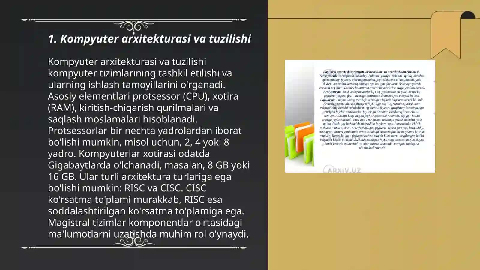 Kompyuterning amaliy dasturlari tarkibi bilan tanishish va ular bilan ishlashni o‘rganish 3